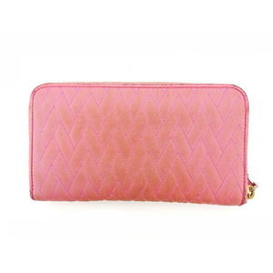 Prada long Wallet pink quilted